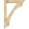 Ekena Millwork Legacy Traditional Rough Sawn Bracket w/ Offset Brace, Douglas Fir, 6"W x 32"D x 44"H BKT0604X32X44LEC01RDF - alternate 3